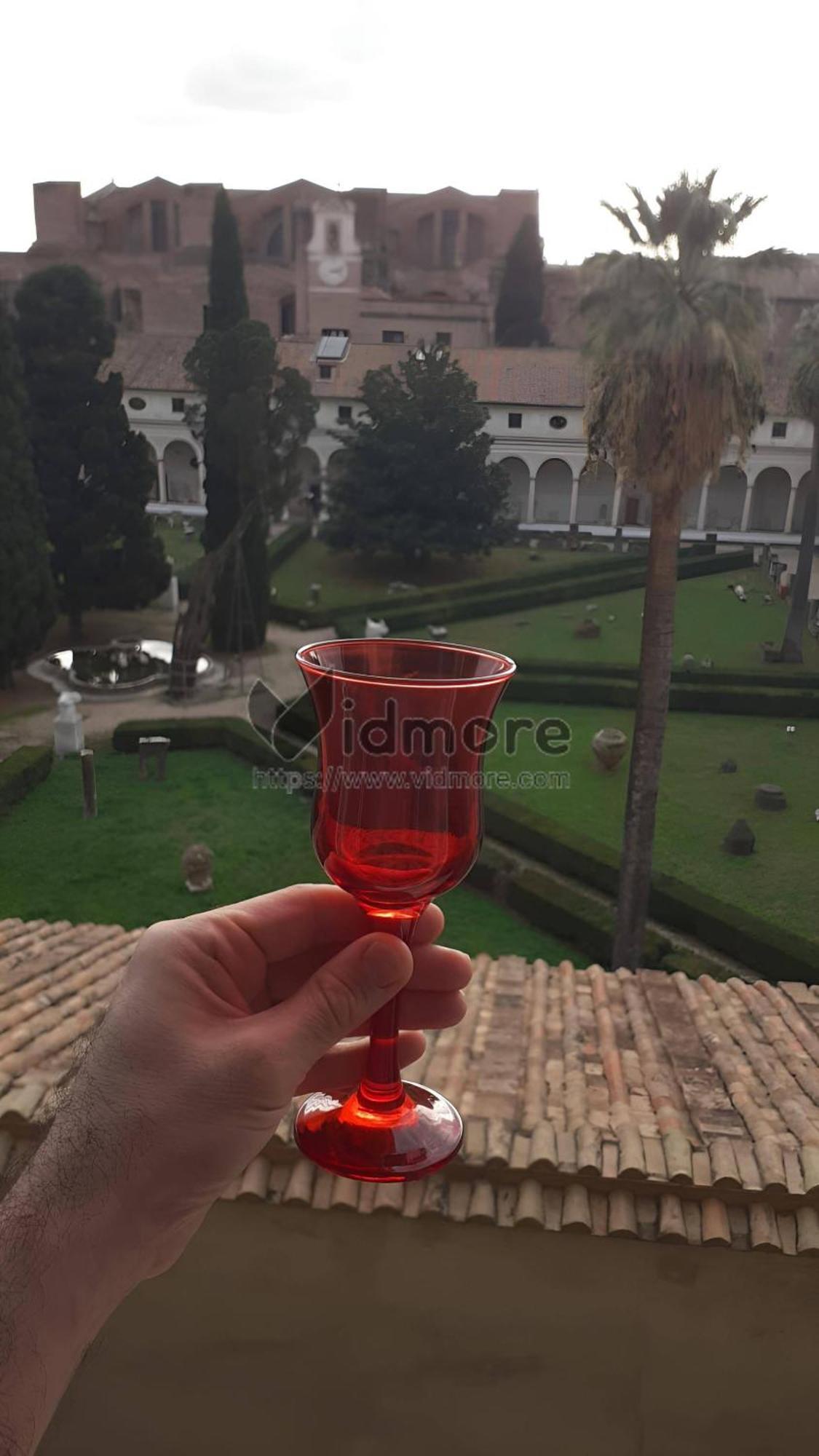 Camera X2 Con Magnifica Vista Sul Chiostro Di Michelangelo E Le Terme Di Diocleziano Rome Luaran gambar